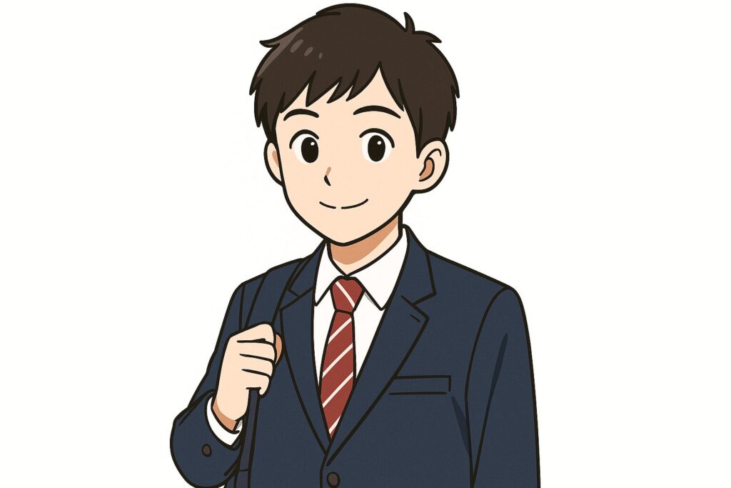 学生の男の子